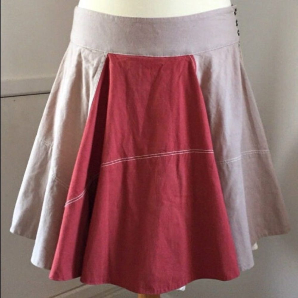 All Saints Patchwork Flag Skirt size - 2